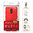 Flexi Slim Carbon Fibre Case for Nokia 3.2 - Brushed Red